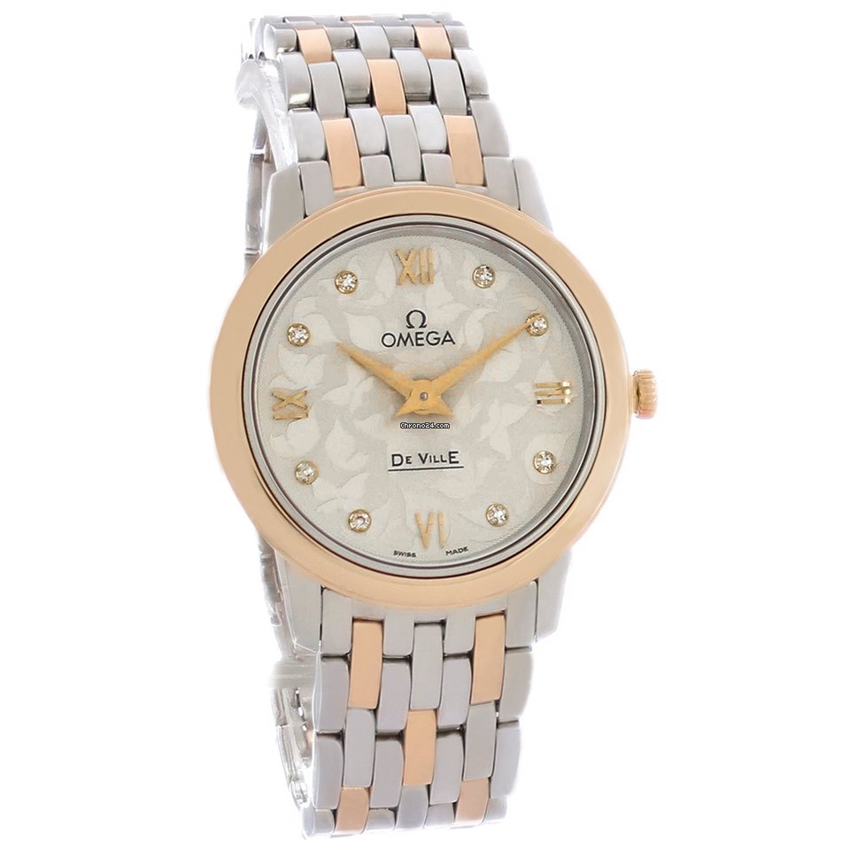Omega De Ville Prestige Womens watch Quartz Gold Steel 424.20.27.60.52.002