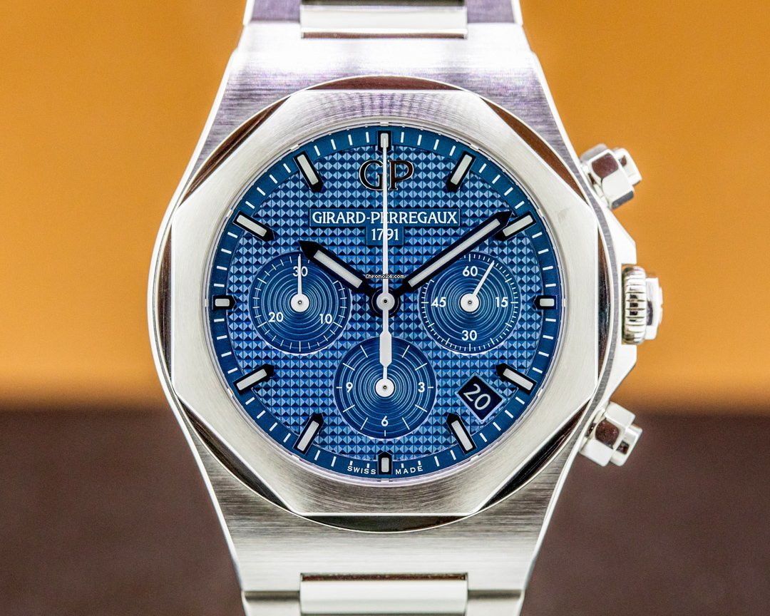 Girard Perregaux Laureato Mens watch Unisex Automatic Steel 81040-11-431-11A