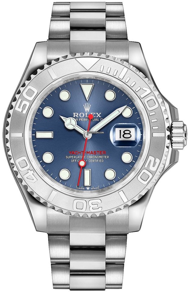 Rolex Yacht-Master 40 Mens watch Unisex Steel Automatic 126622-BLUE