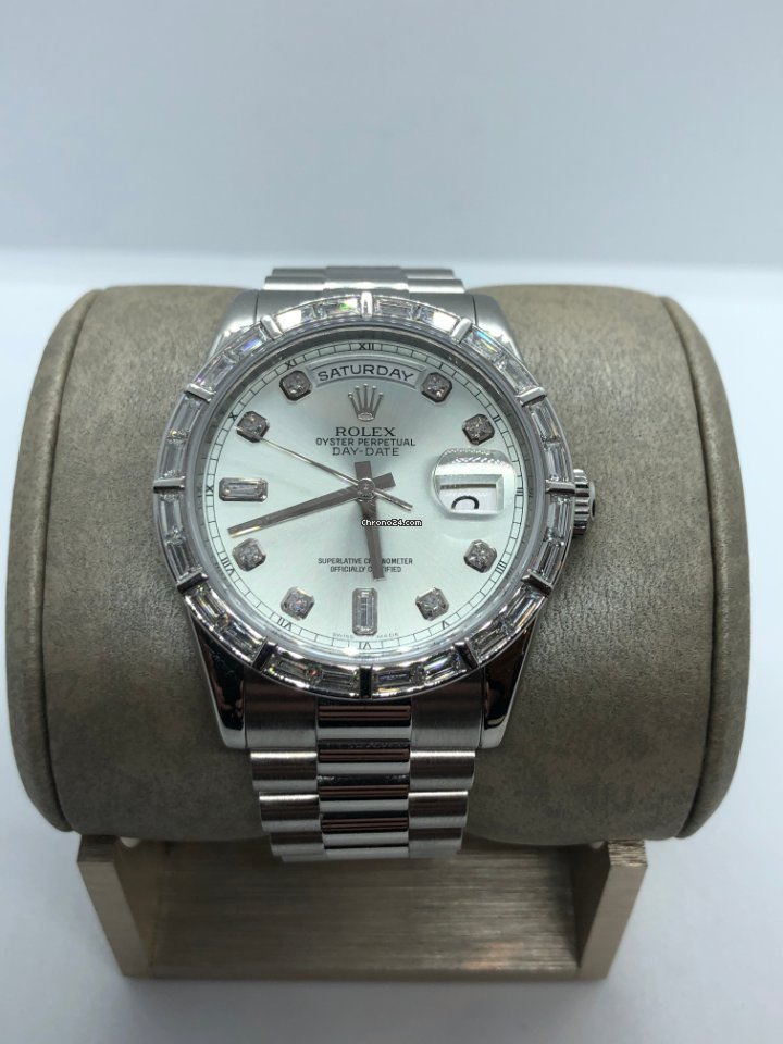 Rolex Day-Date 36 Mens watch Unisex Platinum Automatic 118366