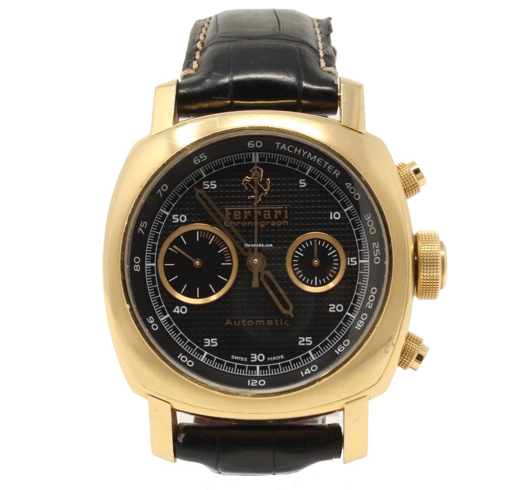 Panerai Ferrari Mens watch Unisex Automatic Yellow gold FER 006