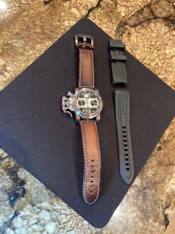 Graham Chronofighter R.A.C. Mens watch Unisex Automatic Steel 2CRBS