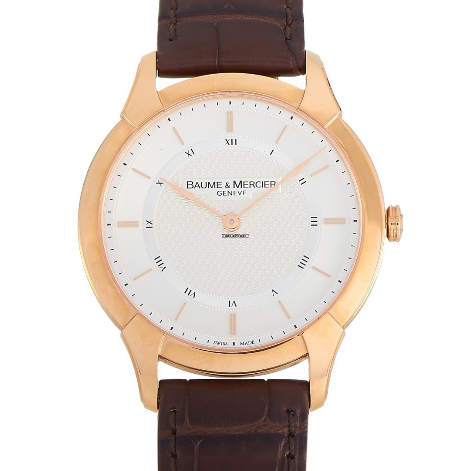 Baume & Mercier Mens watch Unisex Manual winding Rose gold M0A08801