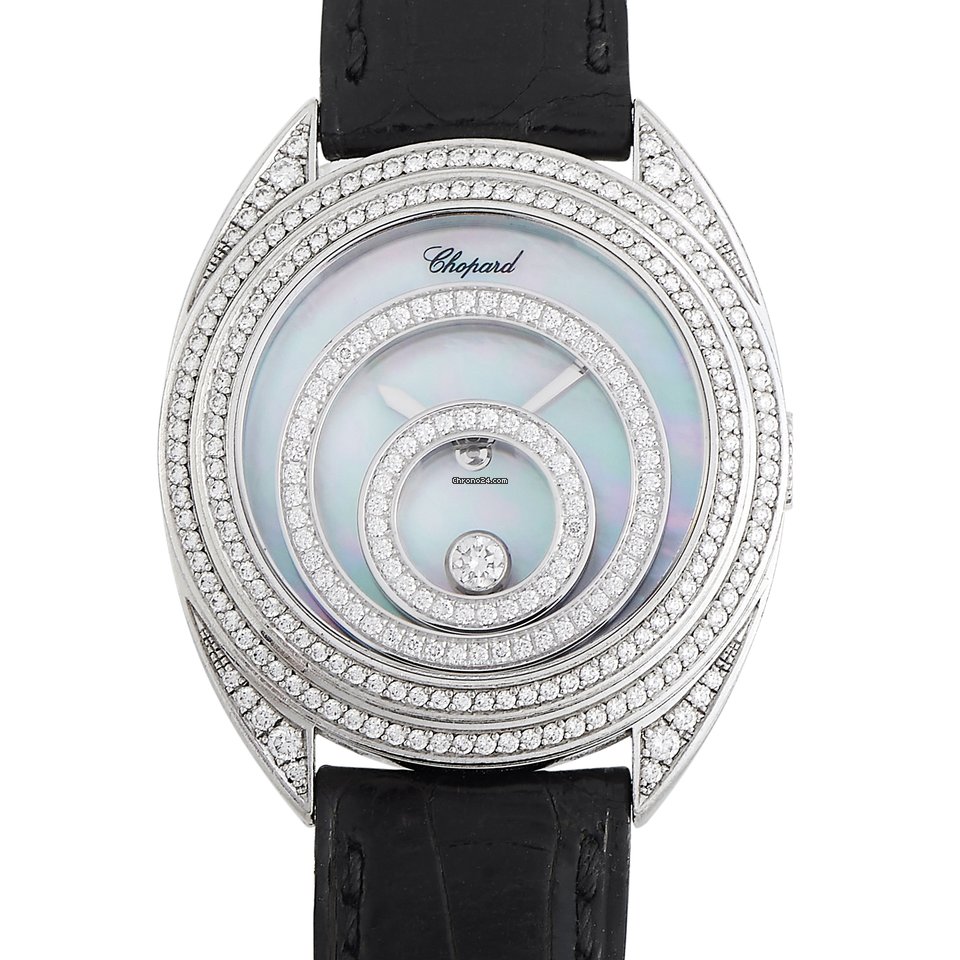 Chopard Happy Spirit Mens watch Unisex Quartz White gold 20 7061-20