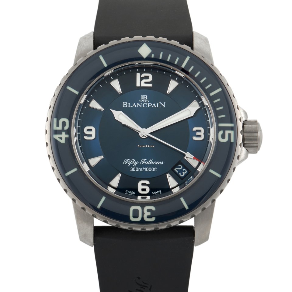 Blancpain Fifty Fathoms Mens watch Unisex Automatic Titanium 5015-12B40-O52A