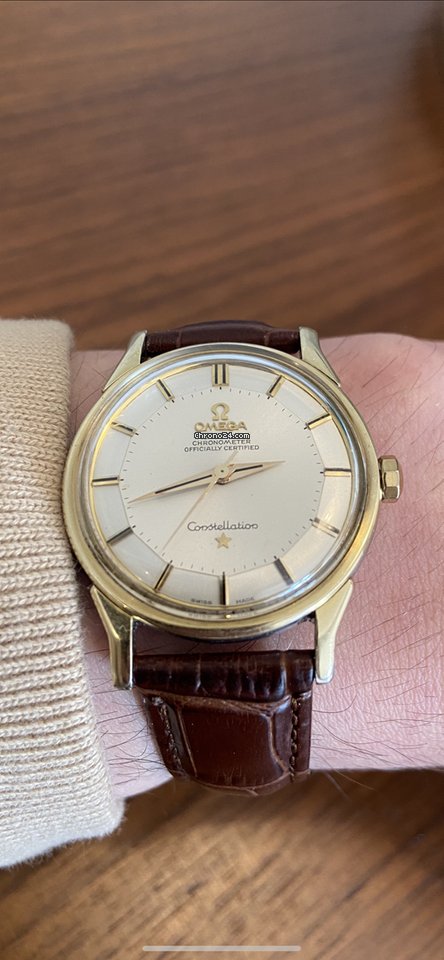 Omega Constellation Mens watch Unisex Automatic Gold Steel 167.005