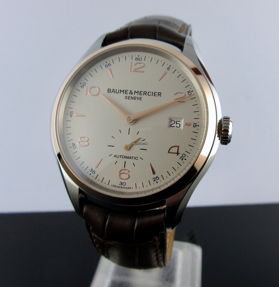 Baume & Mercier Clifton Mens watch Unisex Automatic Gold Steel MOA10139