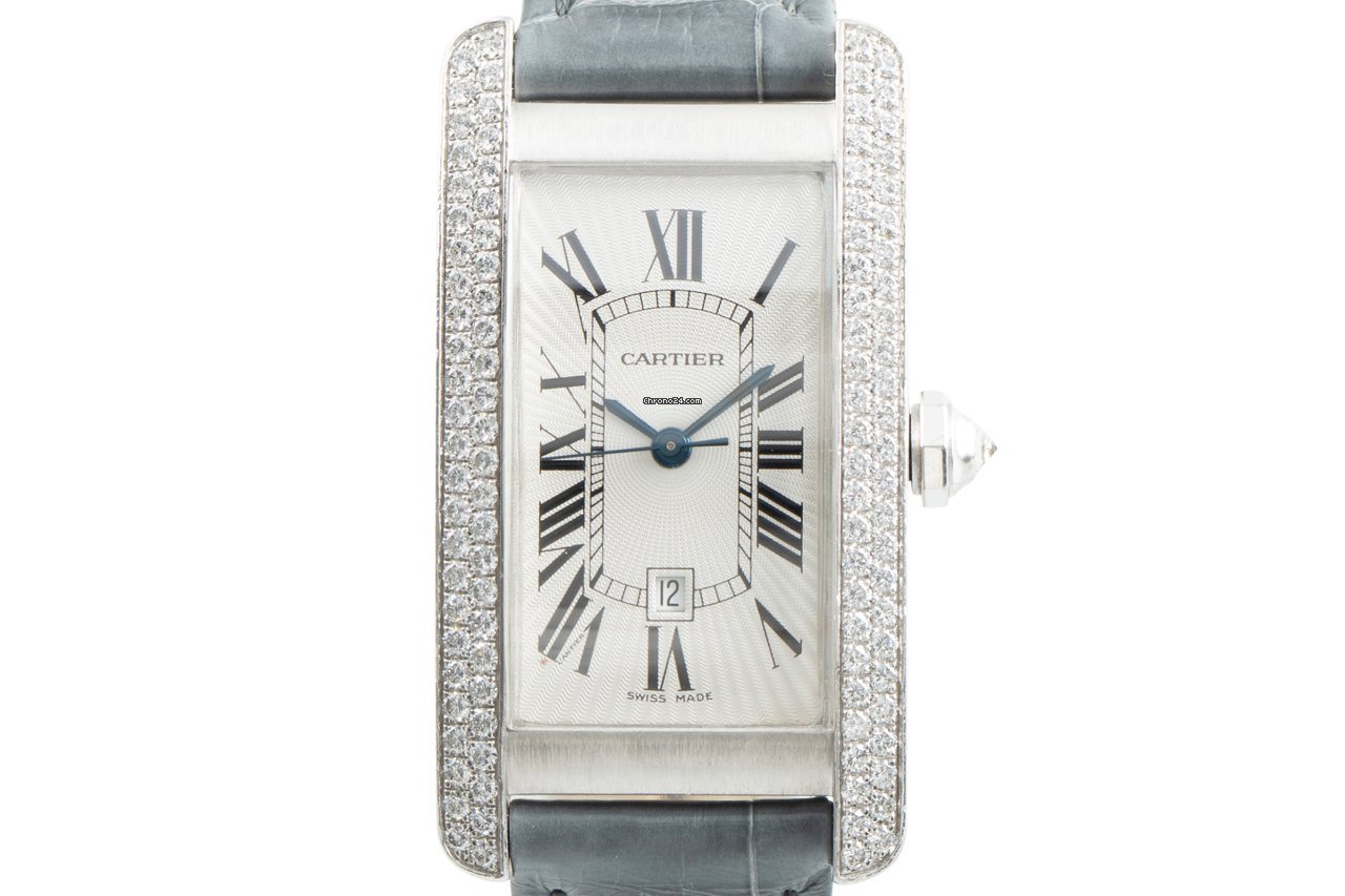 Cartier Tank Americaine Womens watch Automatic White gold 2490