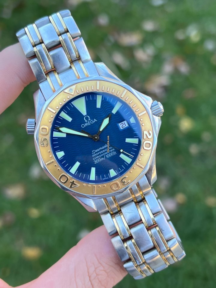 Omega Seamaster Mens watch Unisex Automatic Gold Steel 2455.80