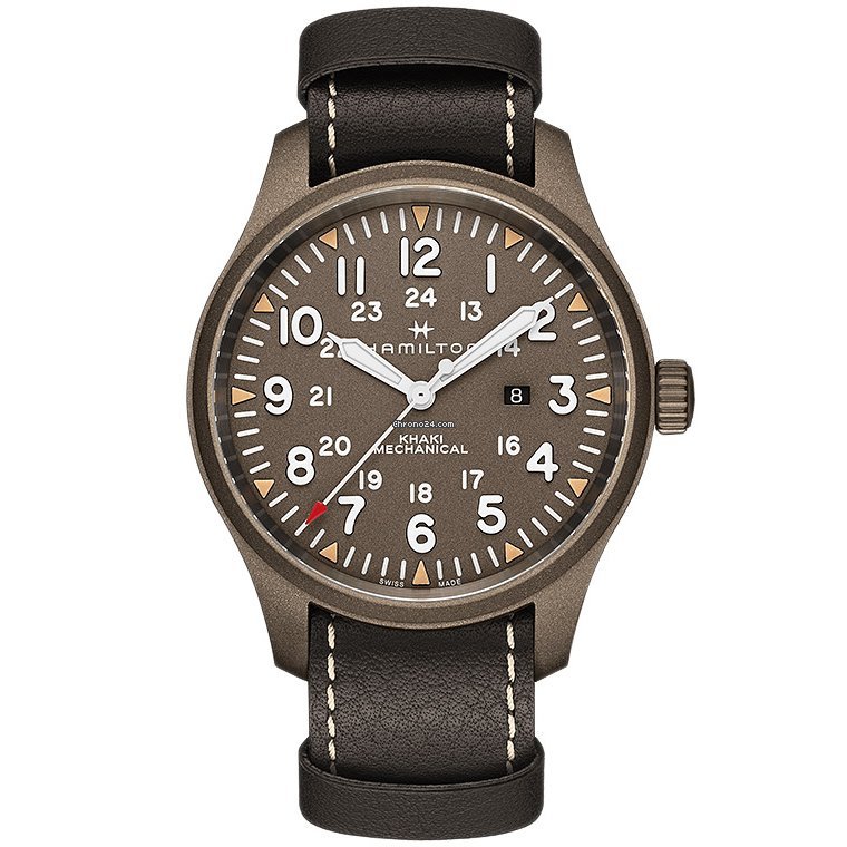 Hamilton Khaki Field Mens watch Unisex Manual winding Steel H69829560