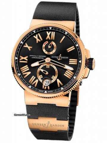 Ulysse Nardin Marine Chronometer Manufacture Mens watch Unisex Automatic Rose gold 11186-122-3 42