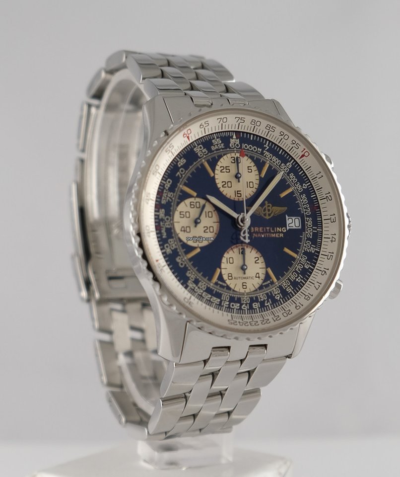 Breitling Old Navitimer Mens watch Unisex Automatic Gold Steel A 13022