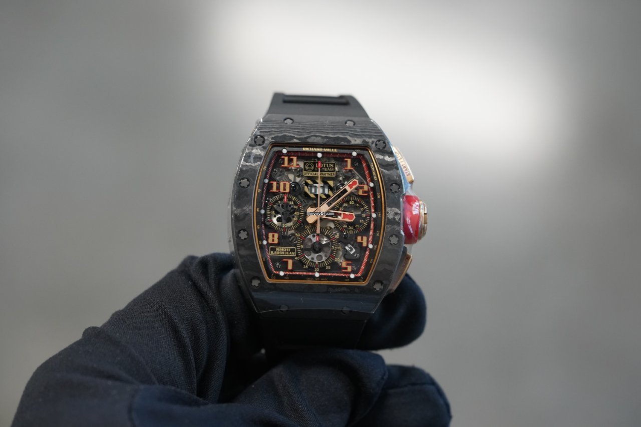 Richard Mille RM 011 Mens watch Unisex Automatic Carbon RM011 NTPT