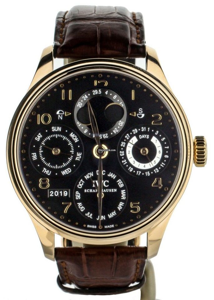 IWC Portuguese Perpetual Calendar Mens watch Unisex Automatic Rose gold IW5032-02