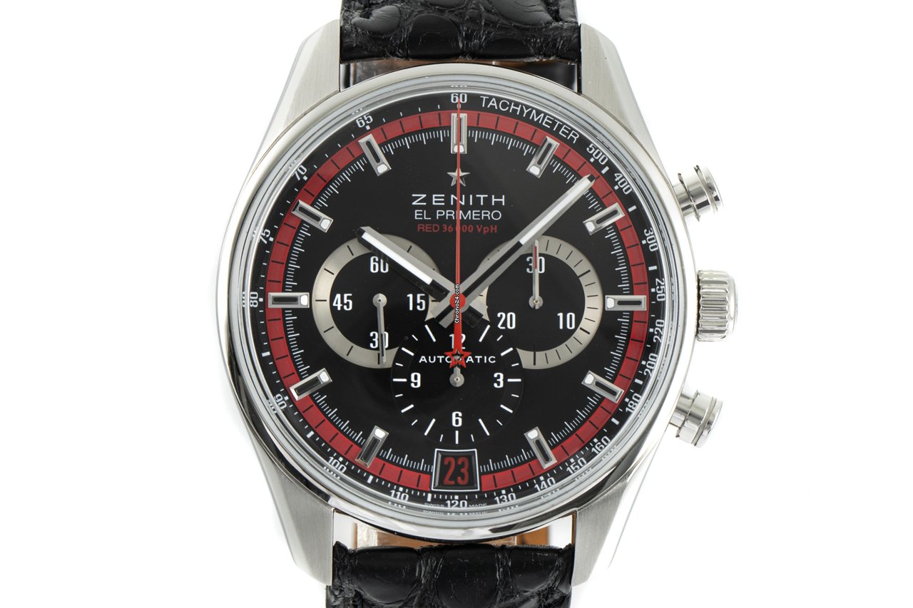 Zenith El Primero 36000 VpH Mens watch Unisex Automatic Steel 03.2043.400