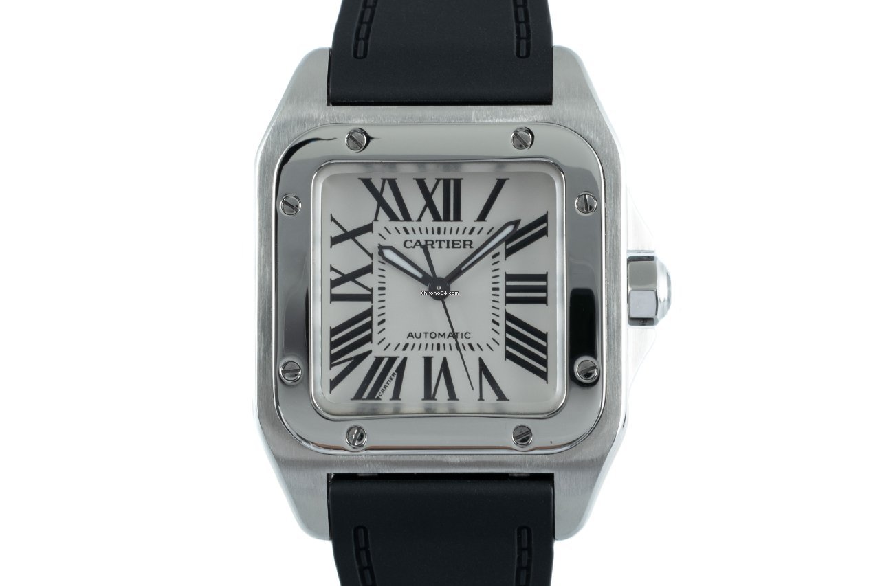 Cartier Santos 100 Mens watch Unisex Automatic Steel 2878