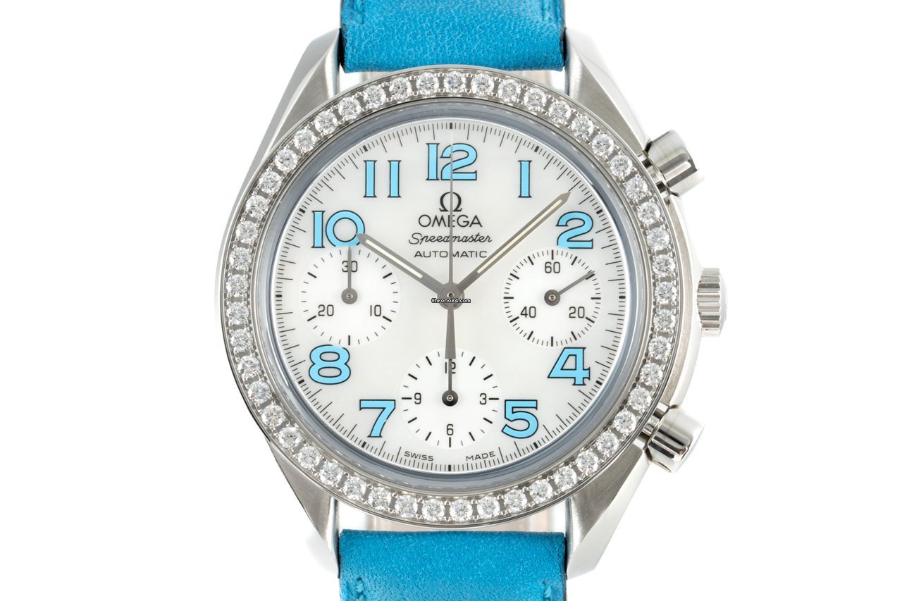 Omega Speedmaster Ladies Chronograph Womens watch Automatic Steel 3835.70.36