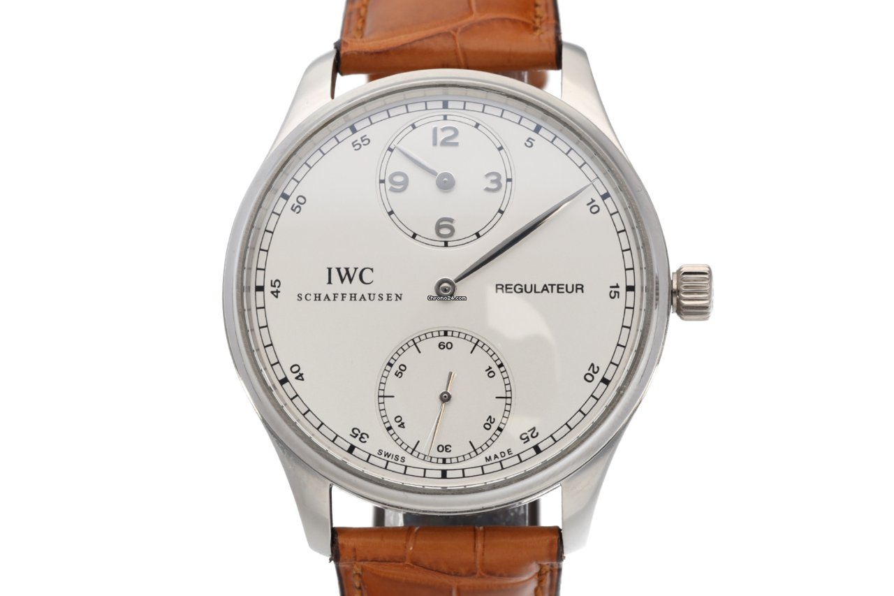 IWC Portuguese Hand-Wound Mens watch Unisex Manual winding Platinum IW544403