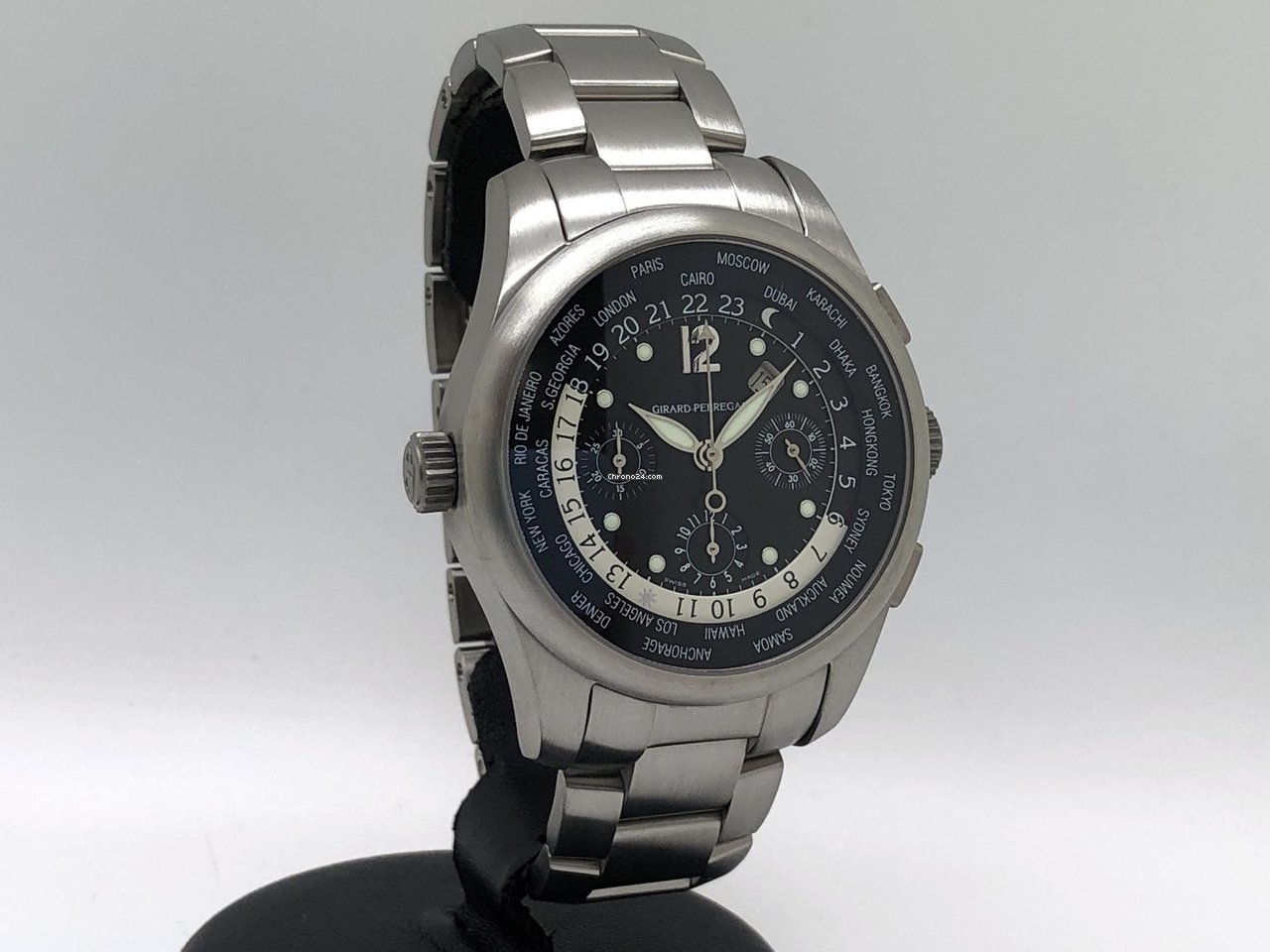 Girard Perregaux WW.TC Mens watch Unisex Automatic Titanium 49800-T-21-6046