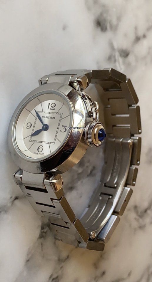 Cartier Pasha Womens watch Quartz Steel W3140007