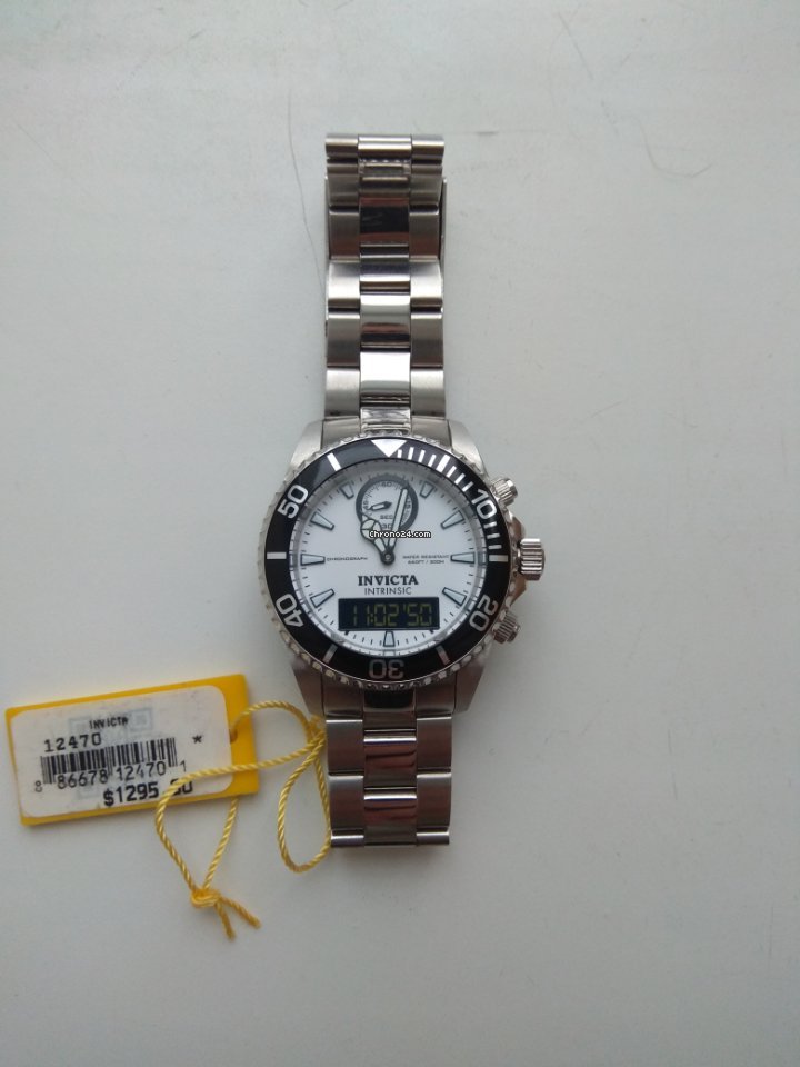 Invicta Mens watch Unisex Quartz Steel X000T7X1AV