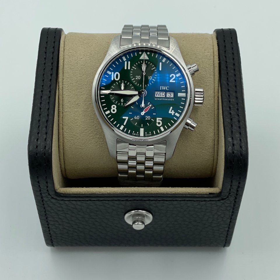 IWC Pilot Chronograph Mens watch Unisex Automatic Steel IW388104