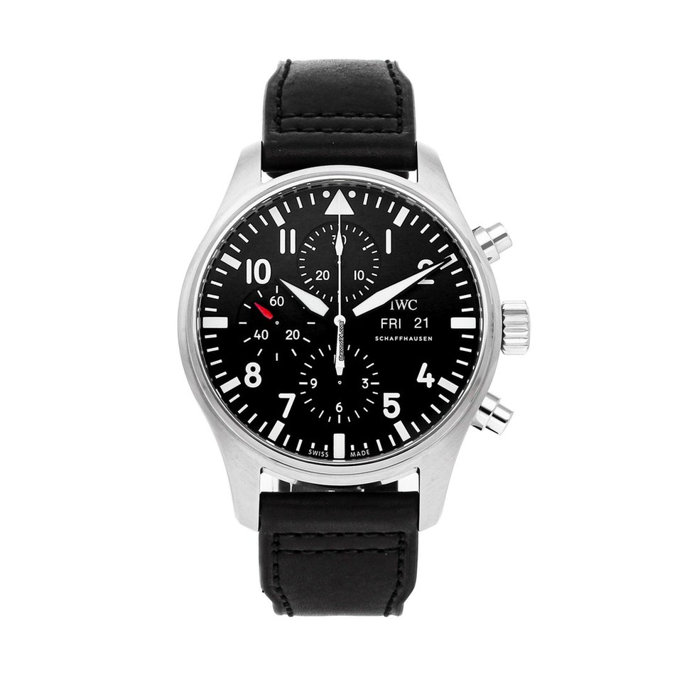 IWC Pilot Chronograph Mens watch Unisex Automatic Steel IW3777-09