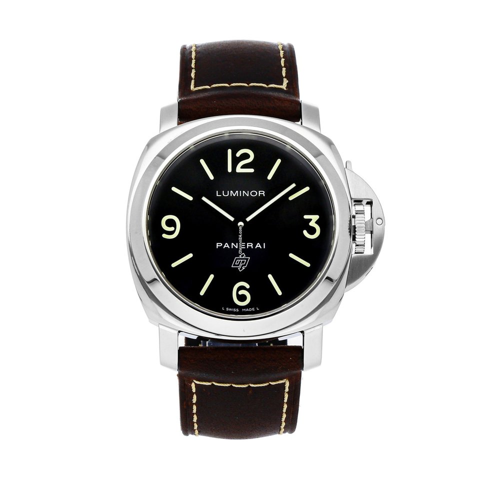 Panerai Luminor Base Logo Mens watch Unisex Manual winding Steel PAM01000