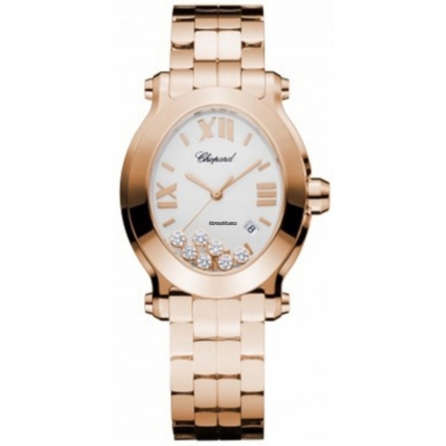Chopard Happy Sport Womens watch Quartz Rose gold 275350-5002