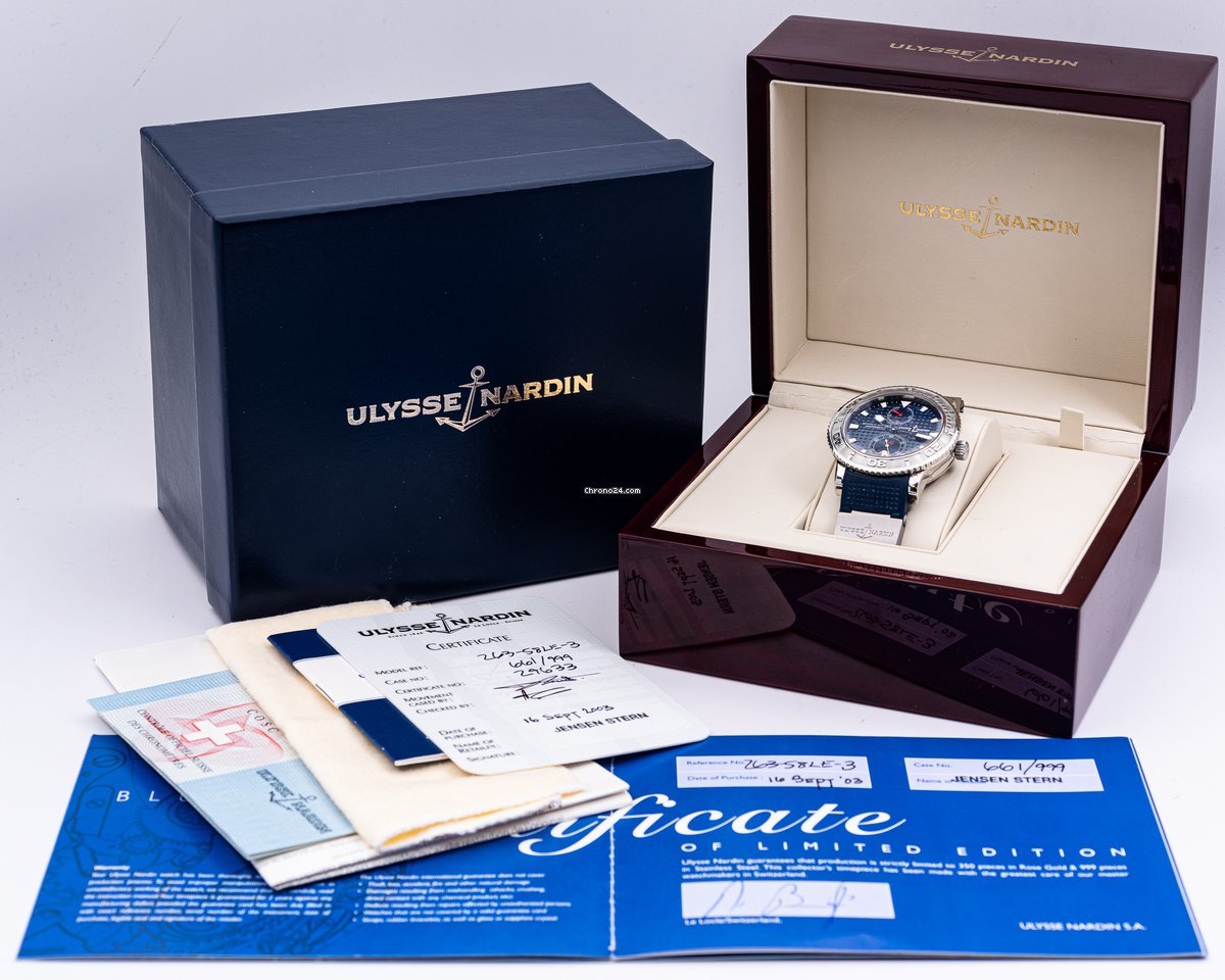 Ulysse Nardin Mens watch Unisex Automatic Steel 263-58LE-3