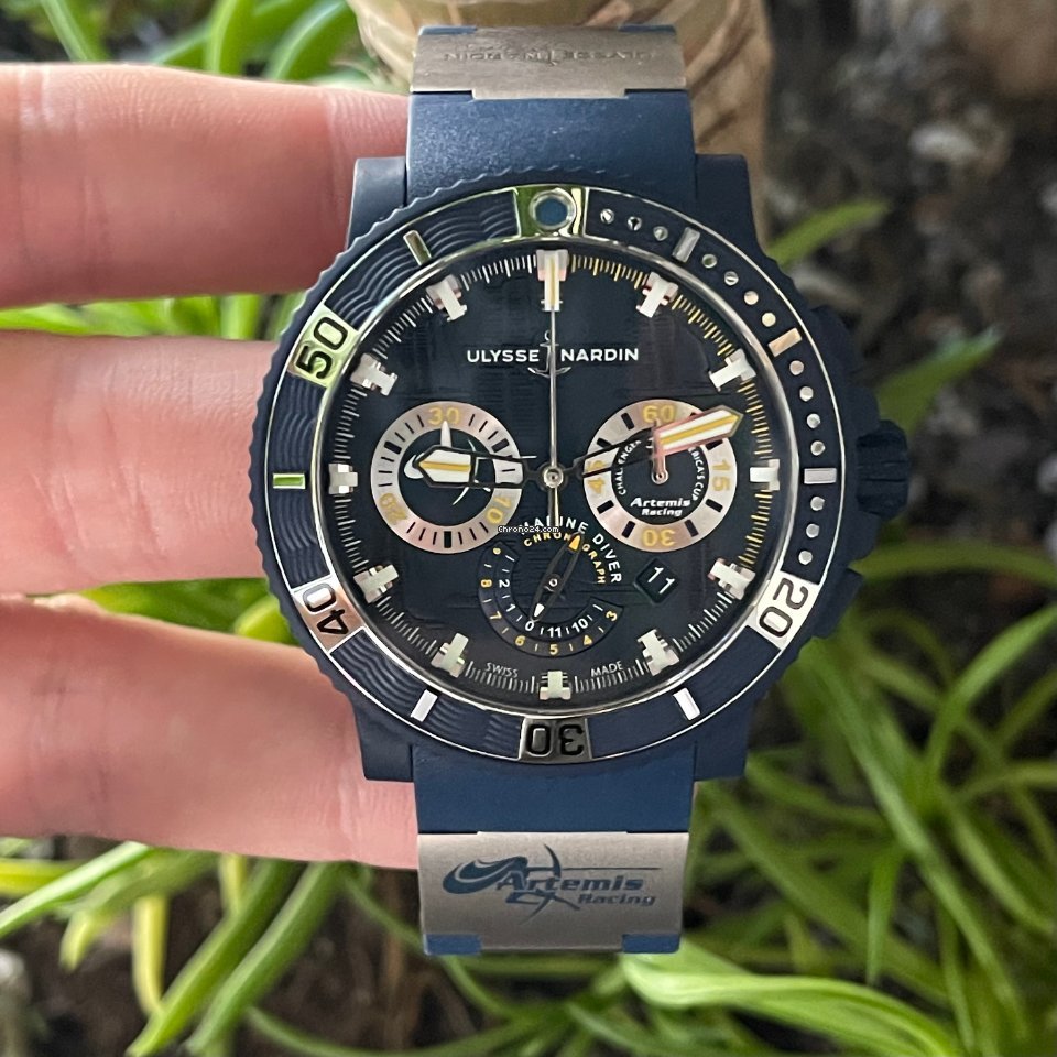 Ulysse Nardin Diver Black Sea Mens watch Unisex Automatic Steel 353-98LE-3 ARTEMIS