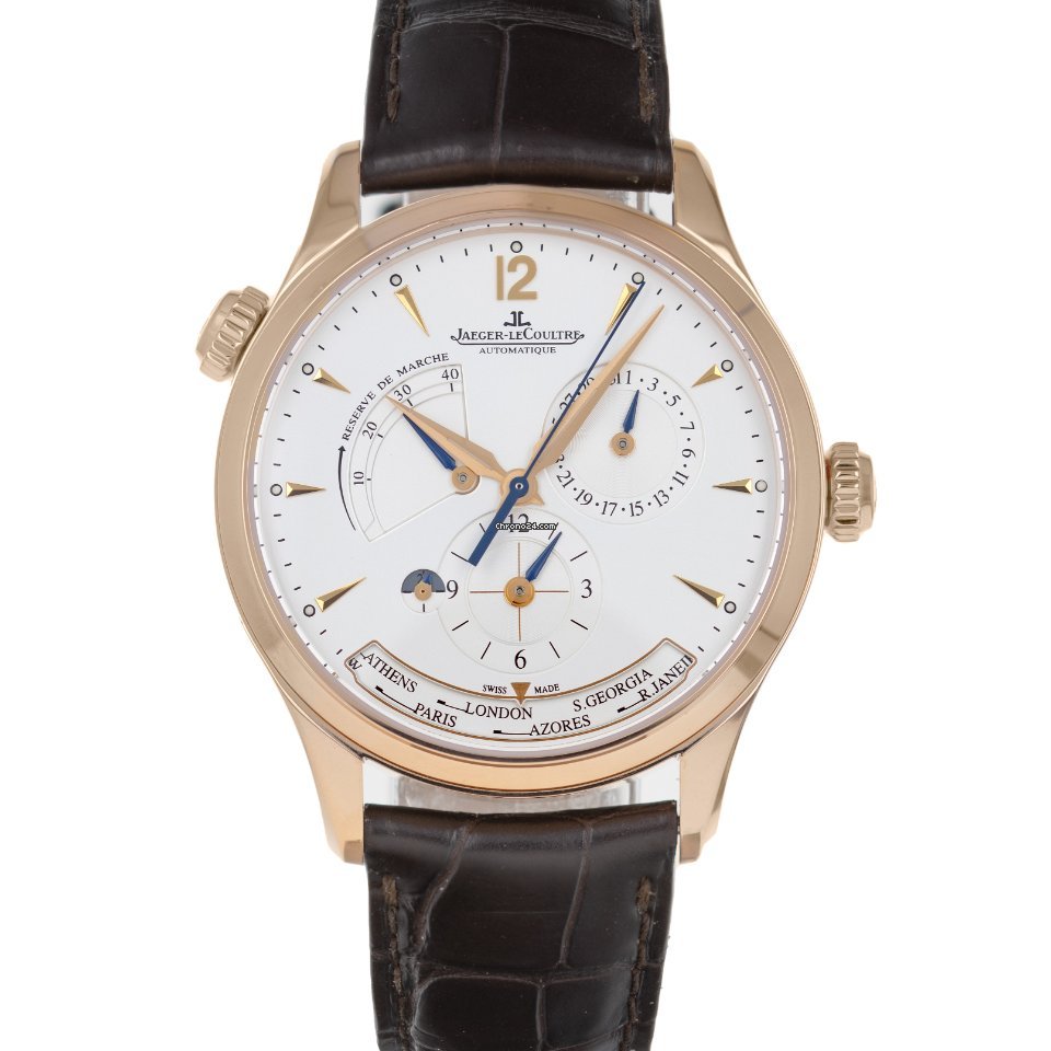 Jaeger-LeCoultre Master Geographic Mens watch Unisex Automatic Rose gold Q1422521  176.2.29.5