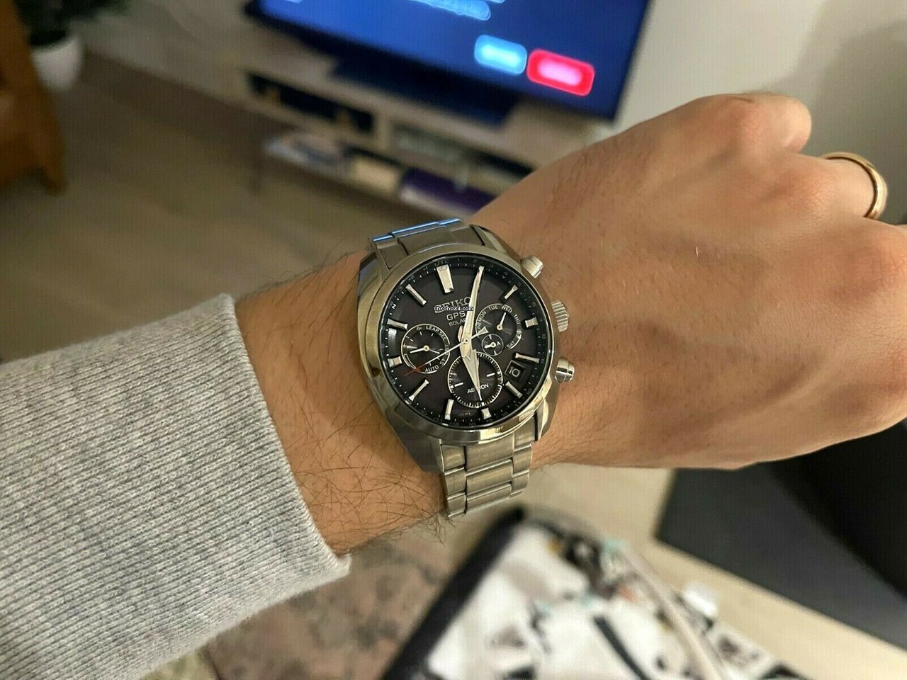 Seiko Astron Mens watch Unisex Automatic Steel SSH021J1