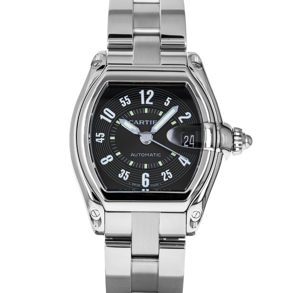 Cartier Roadster Mens watch Unisex Automatic Steel W62002V3  2510