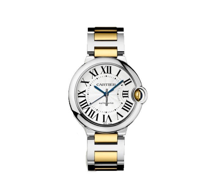 Cartier Ballon Bleu 36mm Mens watch Unisex Automatic Gold Steel W2BB0030