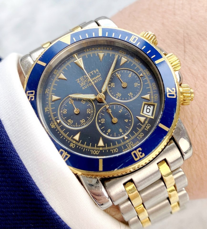 Zenith El Primero Chronograph Mens watch Unisex Automatic Yellow gold 530370400