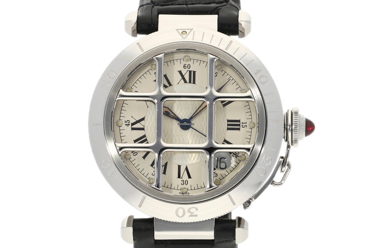 Cartier Pasha Mens watch Unisex Automatic Steel W3102255