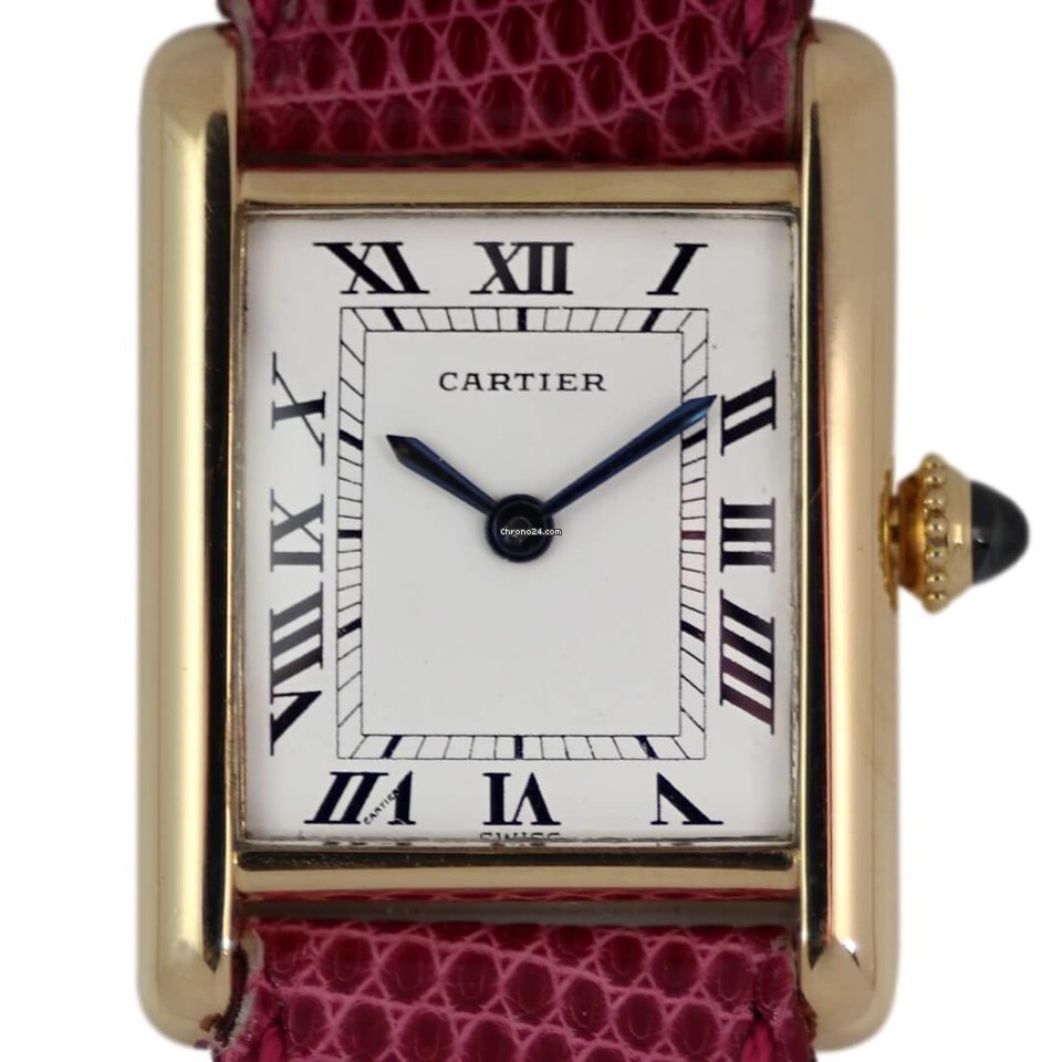 Cartier Tank Louis Cartier Womens watch Manual winding Yellow gold 78087