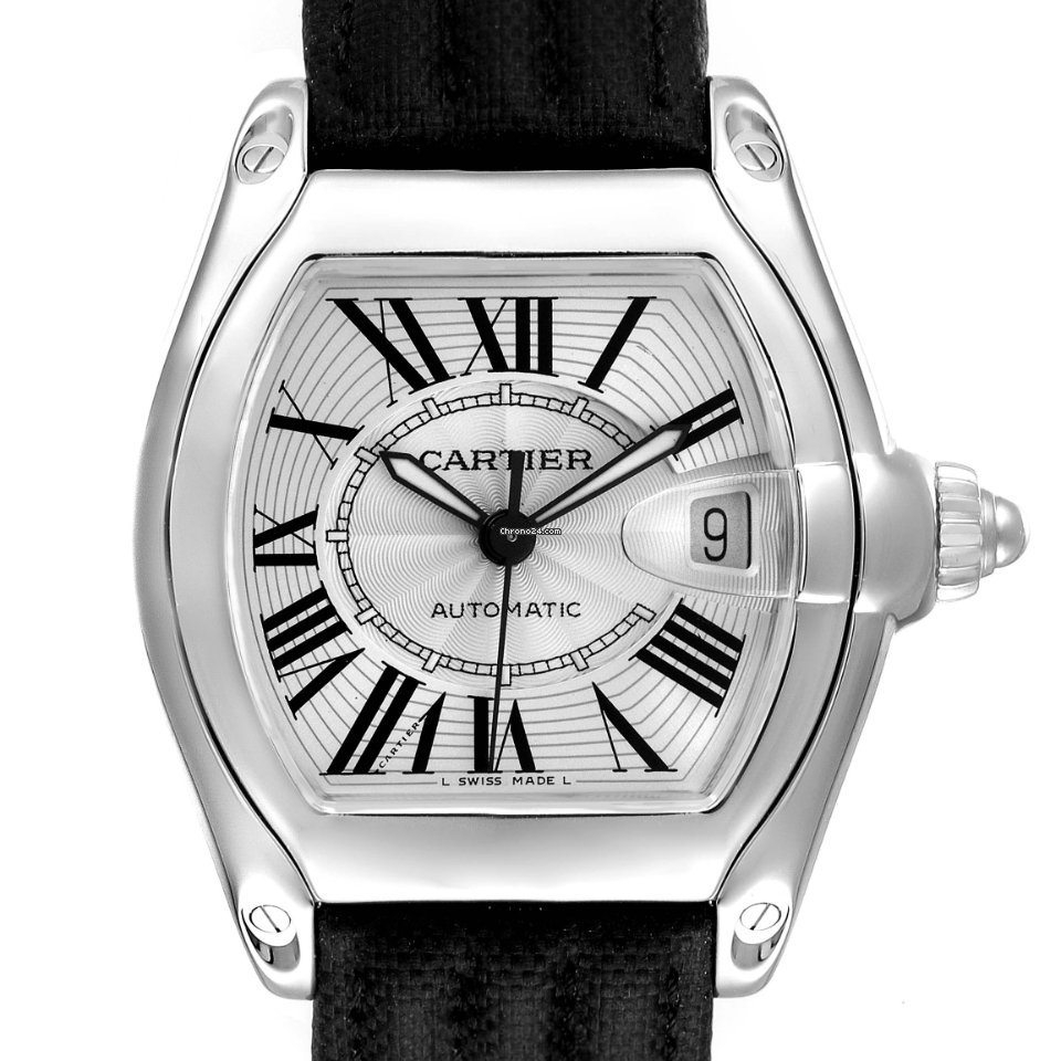 Cartier Roadster Mens watch Unisex Automatic Steel W62025V3