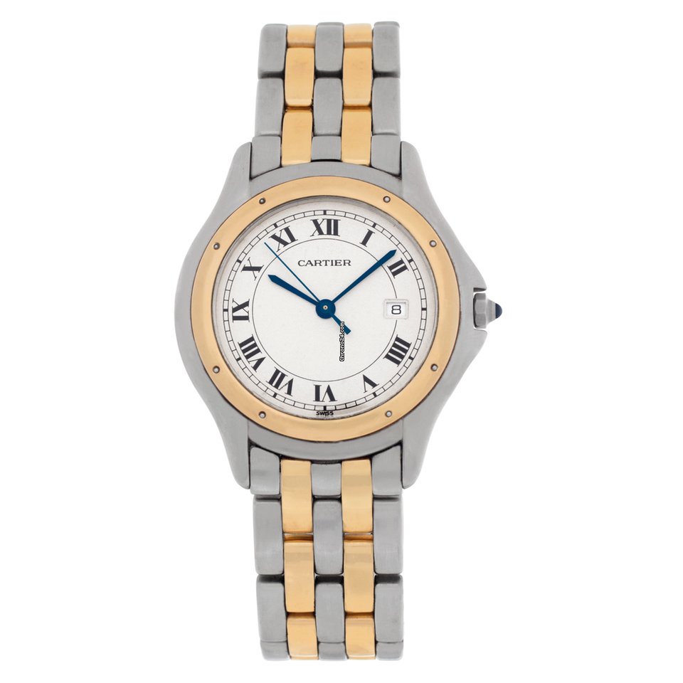 Cartier Cougar Womens watch Quartz Steel 117000