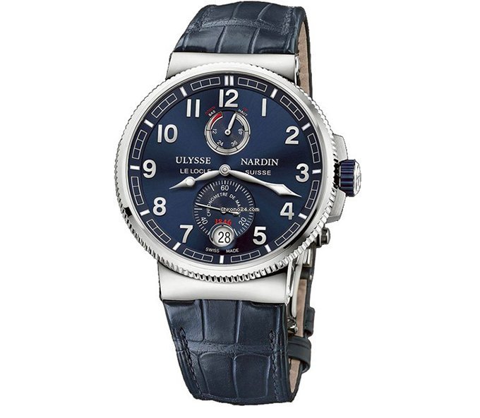 Ulysse Nardin Marine Chronometer Manufacture Mens watch Unisex Automatic Steel 1183-126 63