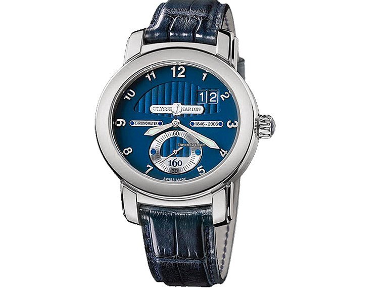 Ulysse Nardin Mens watch Unisex Automatic White gold 1600-100