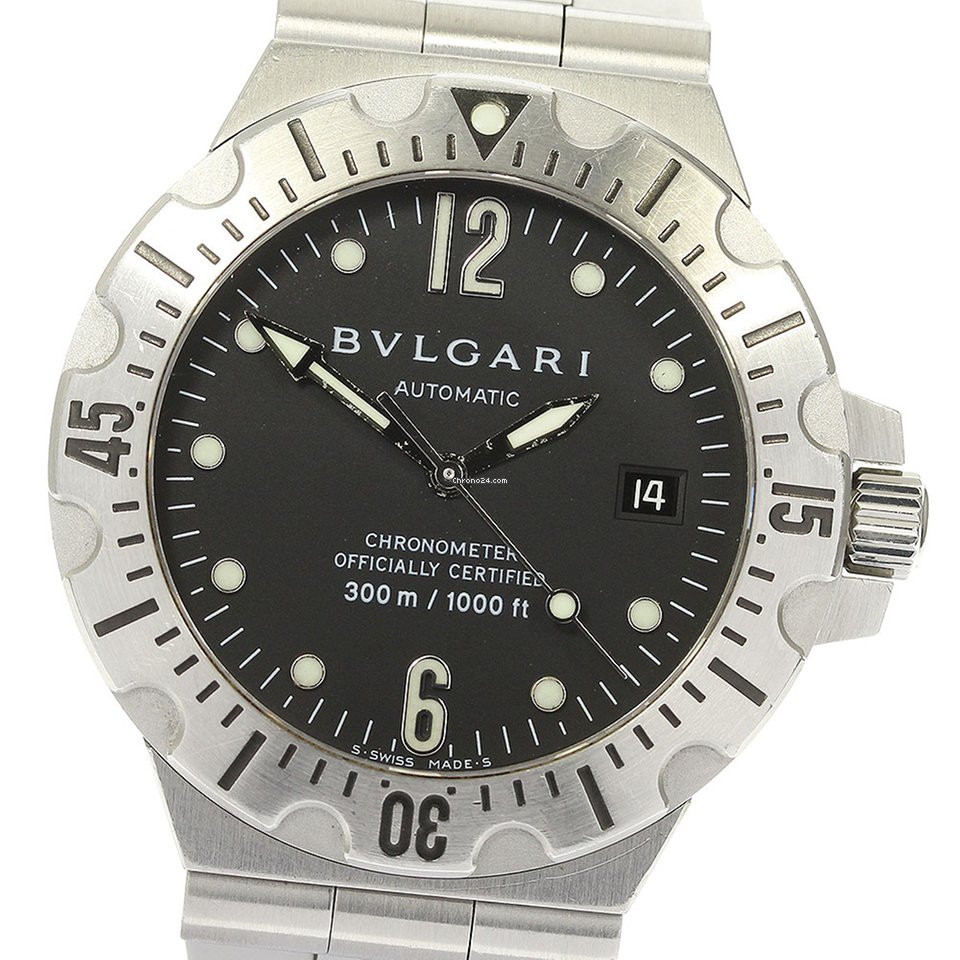 Bulgari Diagono Mens watch Unisex Automatic Steel SD40S