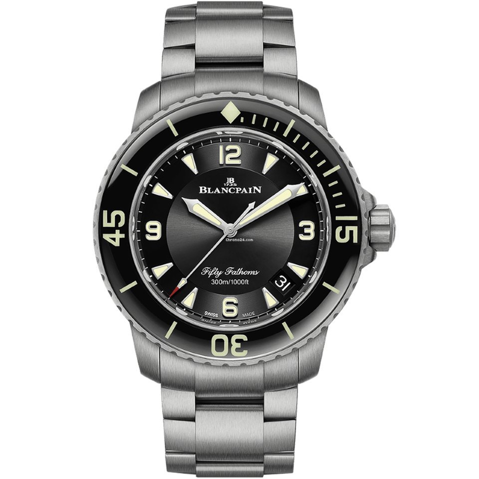Blancpain Fifty Fathoms Mens watch Unisex Automatic Titanium 5015-12B30-98