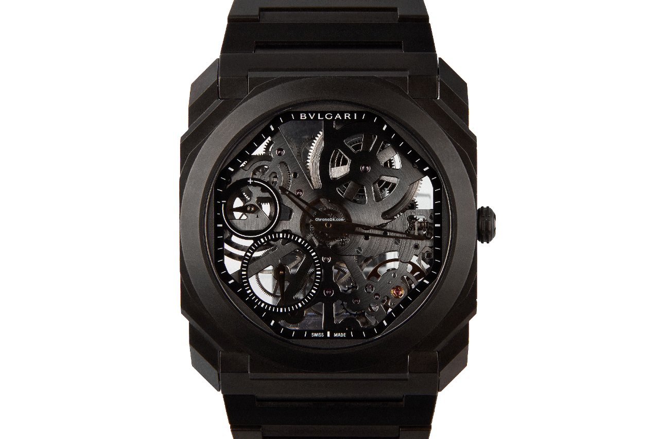 Bulgari Octo Mens watch Unisex Automatic Titanium 103010 BGO40BSLXTSK WC