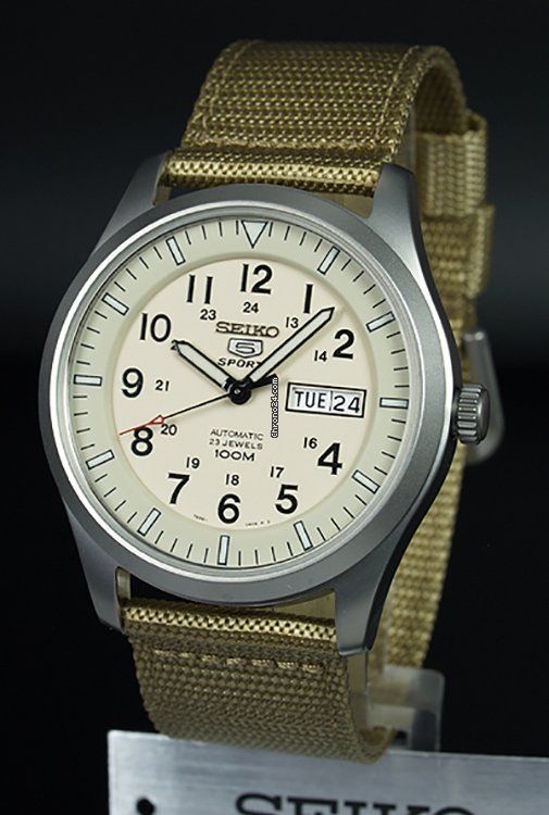 Seiko 5 Sports Mens watch Unisex Automatic Steel SNZG07K1