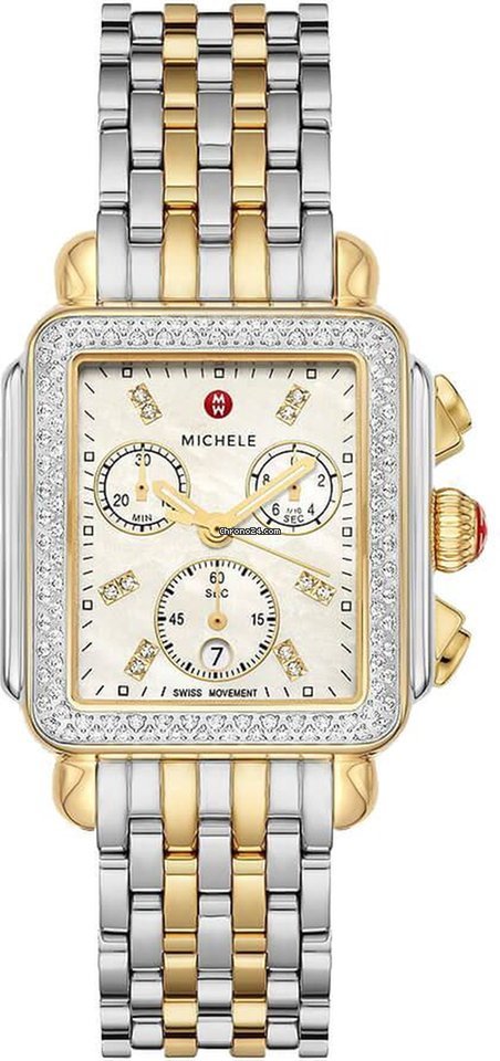 Michele Deco Womens watch Quartz Yellow gold MWW06A000776