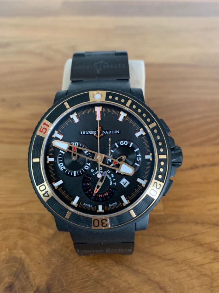 Ulysse Nardin Mens watch Unisex Automatic Steel 353-95 LE 
