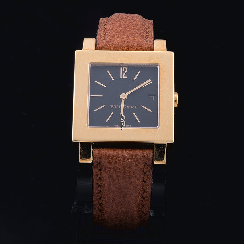 Bulgari Quadrato Womens watch Quartz Yellow gold SQ 27 GL