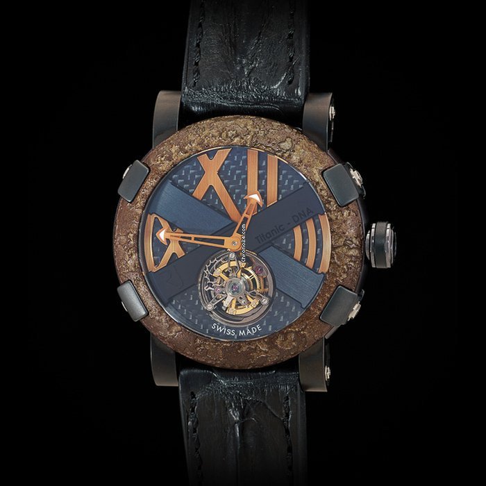 Romain Jerome Titanic-DNA Mens watch Unisex Manual winding Ceramic TO.T.OXY3.BBBB.R.00